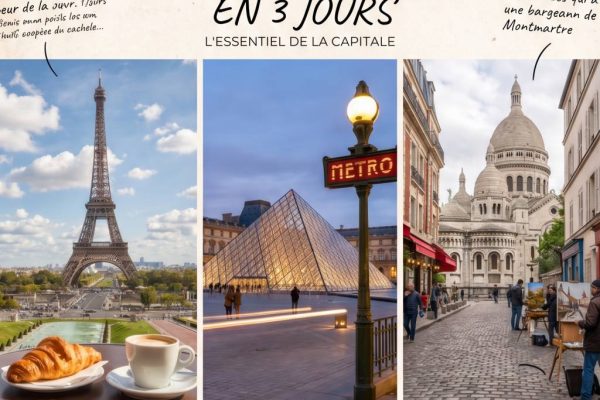Les incontournables de Paris en 3 jours : itinéraire pour découvrir l’essentiel de la capitale