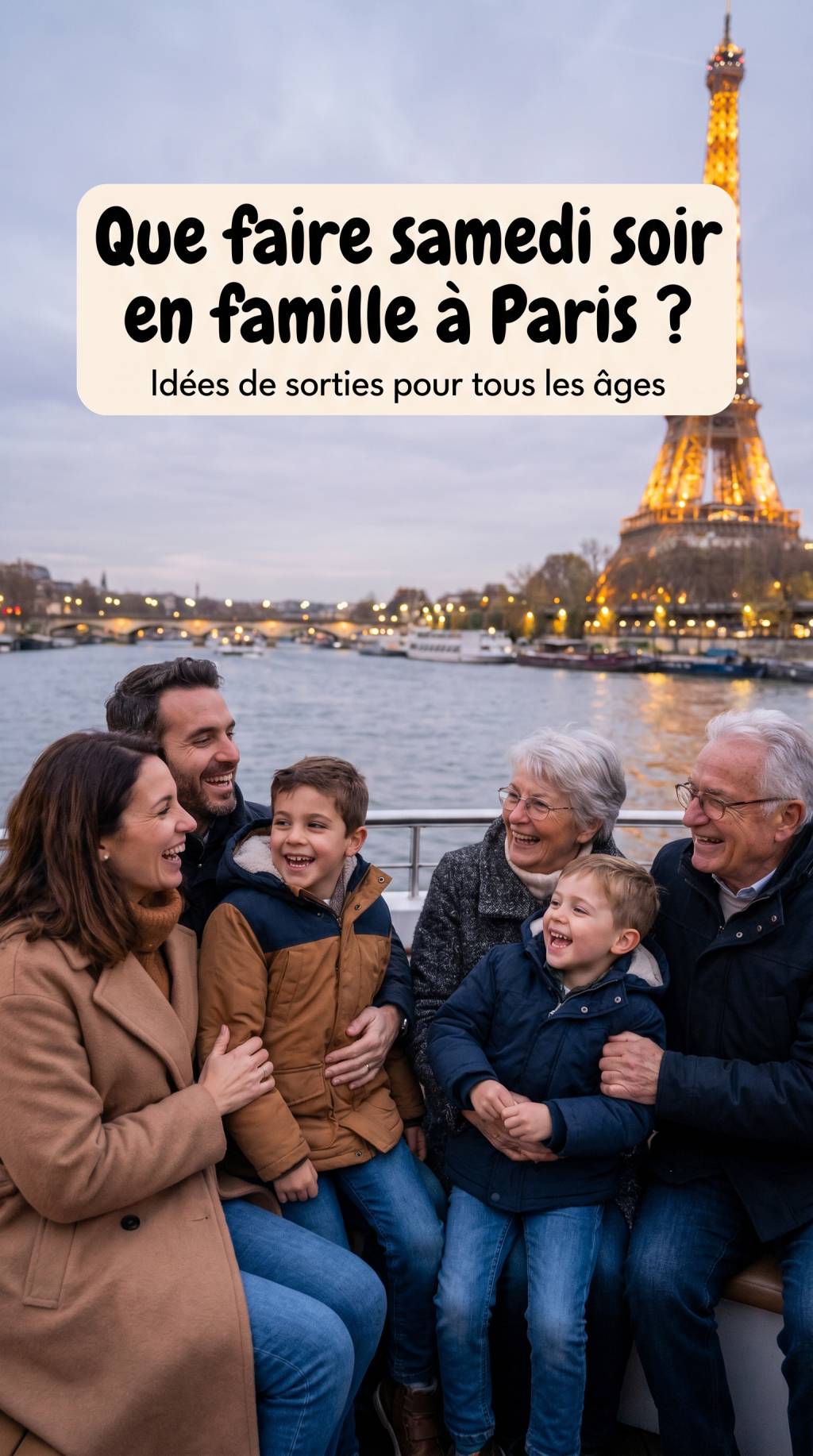 Que faire samedi soir en famille à Paris : idées de sorties pour tous les âges