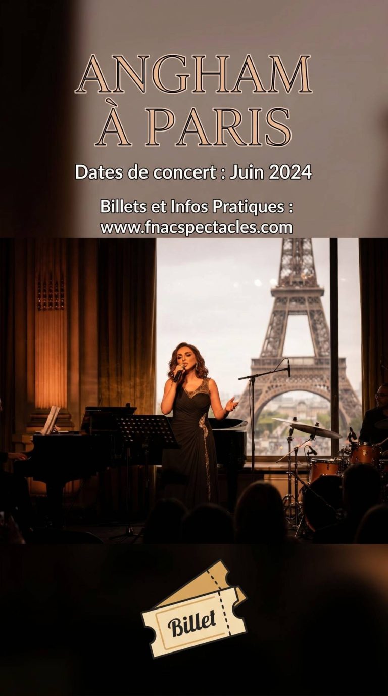 Angham à Paris : date, billet et informations pratiques pour le concert