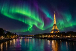 Aurores boréales à Paris : où les observer et vivre une expérience immersive